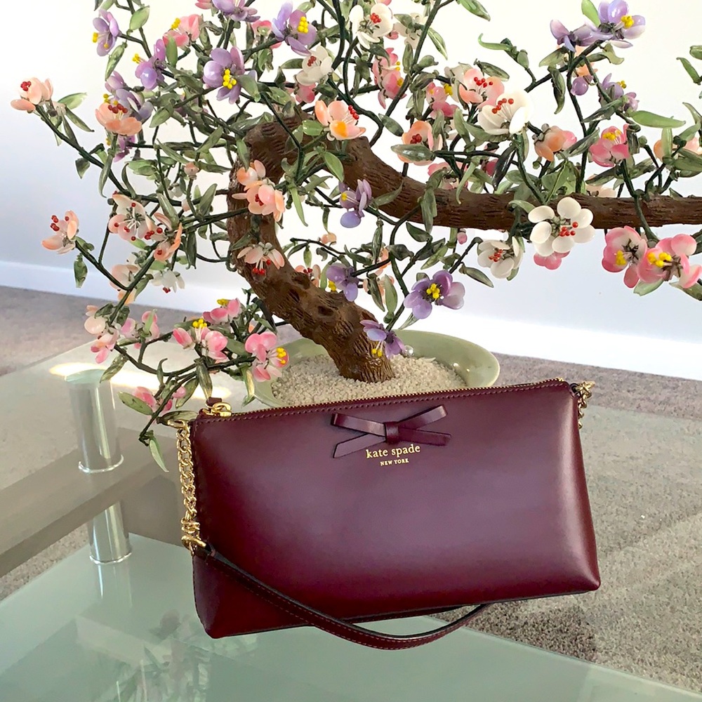 Like New Burgundy Kate Spade Crossbody